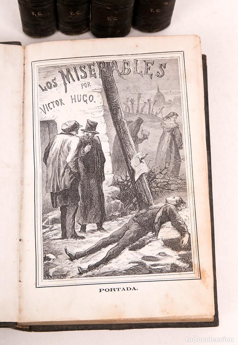 Libros antiguos: LOS MISERABLES - VICTOR HUGO - MADRID 1869
