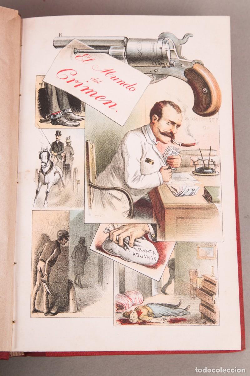 Libros antiguos: EL MUNDO DEL CRIMEN - 1888 - DANIEL FREIXA