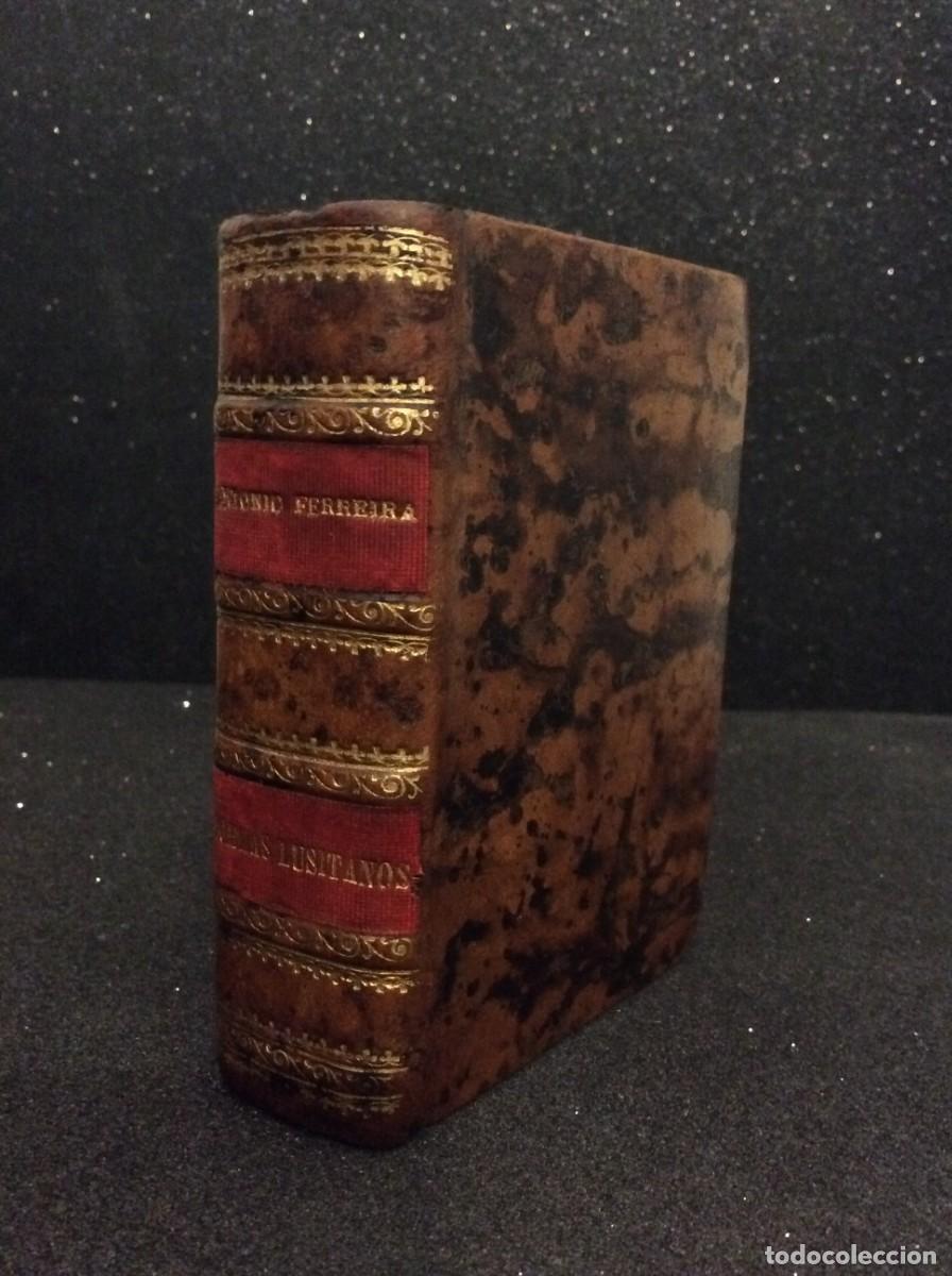 Libros antiguos: Poemas Lusitanos, Tomo I - II. Por Ant&oacute;nio Ferreira, 1829. Rara edi&ccedil;&atilde;o
