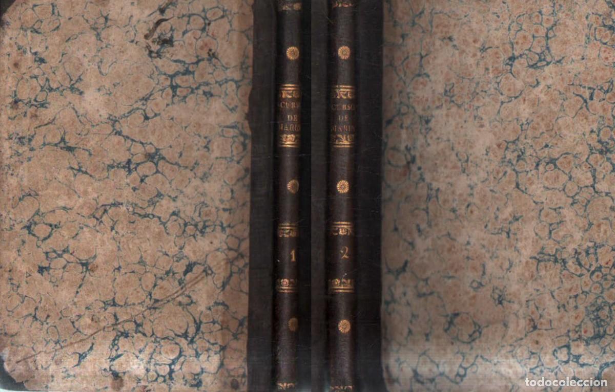 Libros antiguos: CURSO DE ESTUDIOS ELEMENTALES DE MARINA (2 TOMOS). CISCAR, GABRIEL. A-MNAV-1267