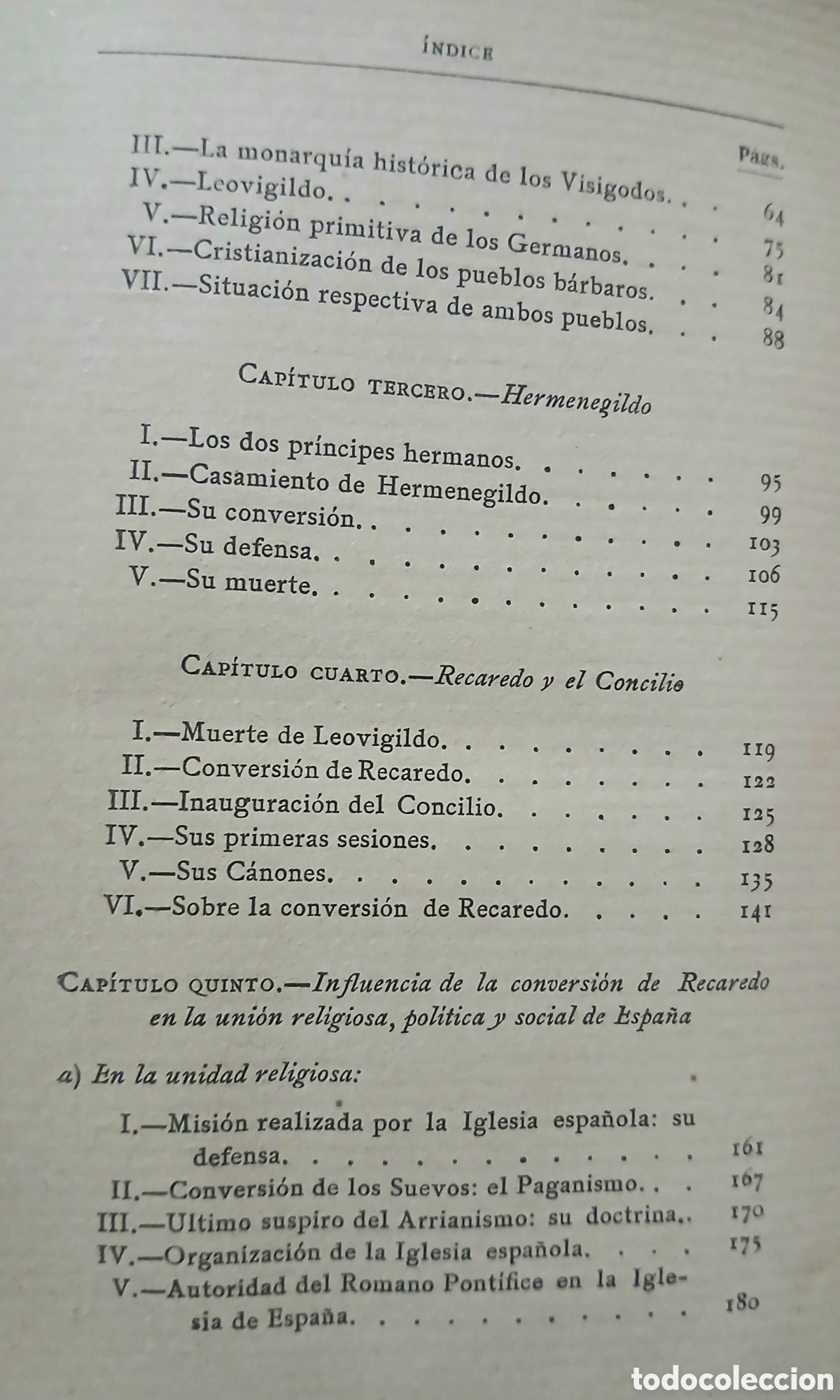 Libros antiguos: Recaredo y la unidad cat&oacute;lica - Foto 6