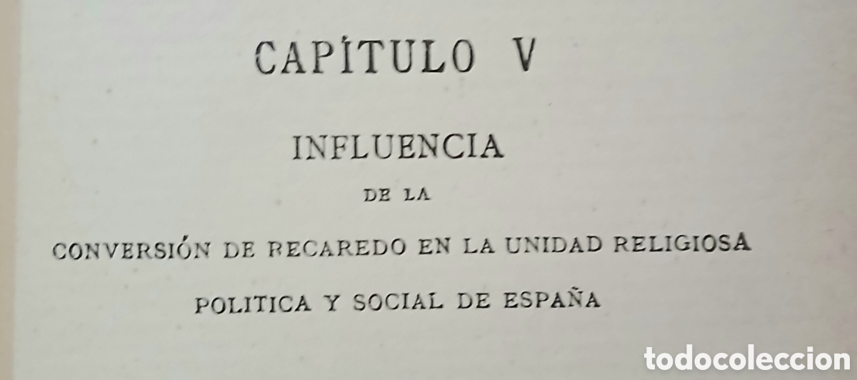 Libros antiguos: Recaredo y la unidad cat&oacute;lica - Foto 12