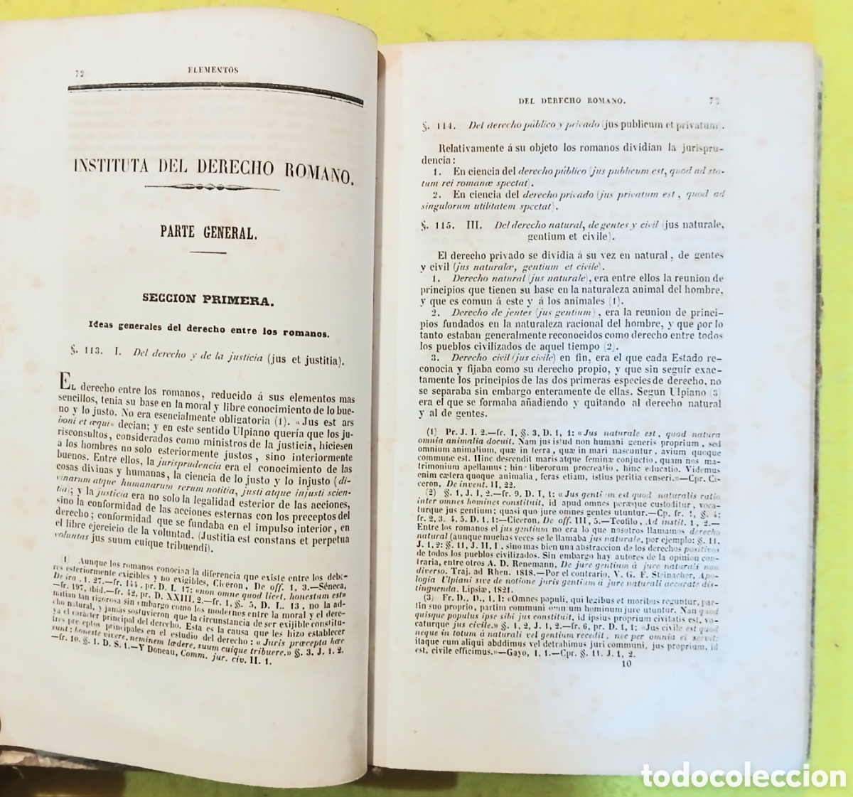 Libros antiguos: Elementos de derecho romano - Foto 4