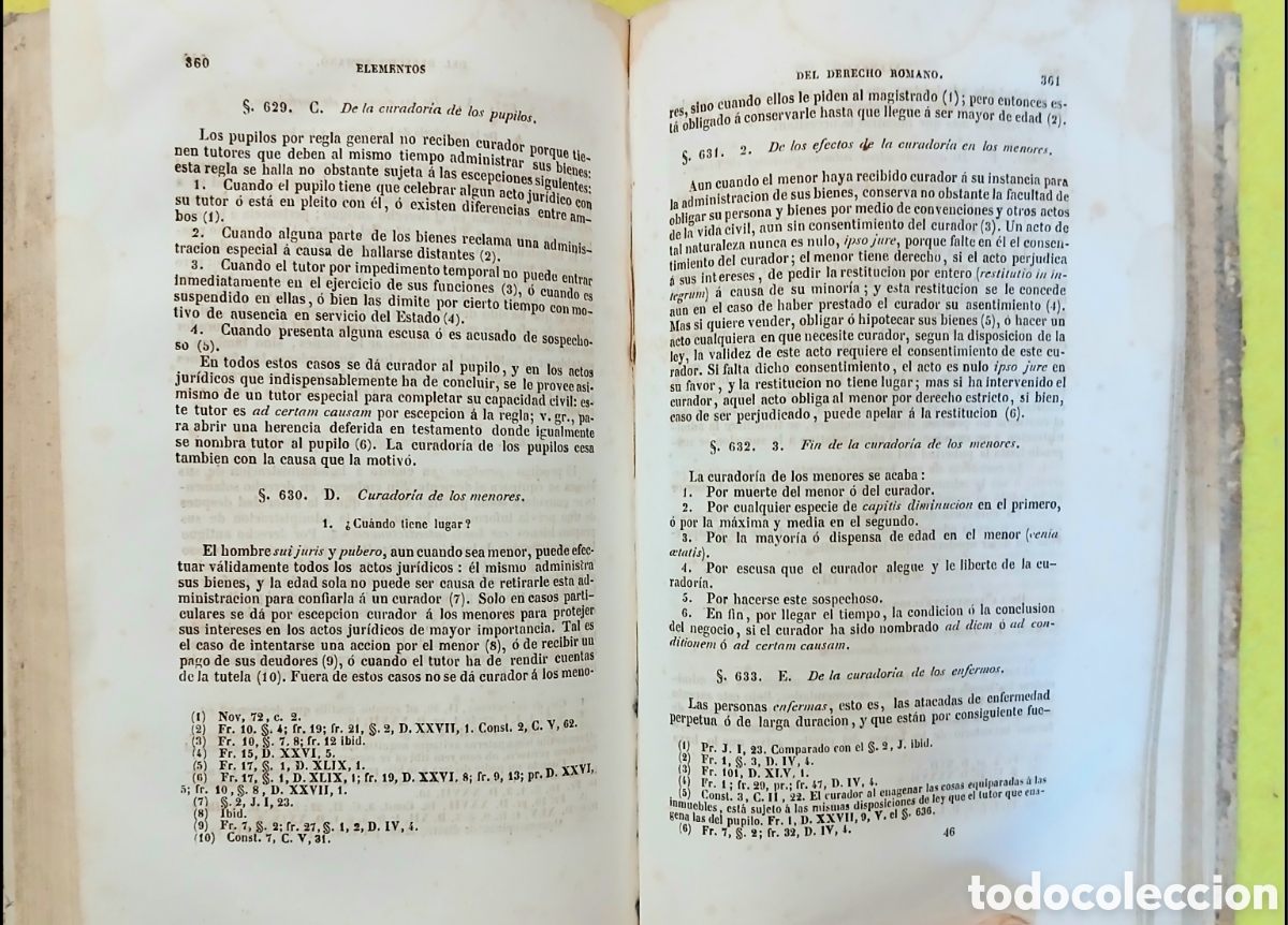 Libros antiguos: Elementos de derecho romano - Foto 5
