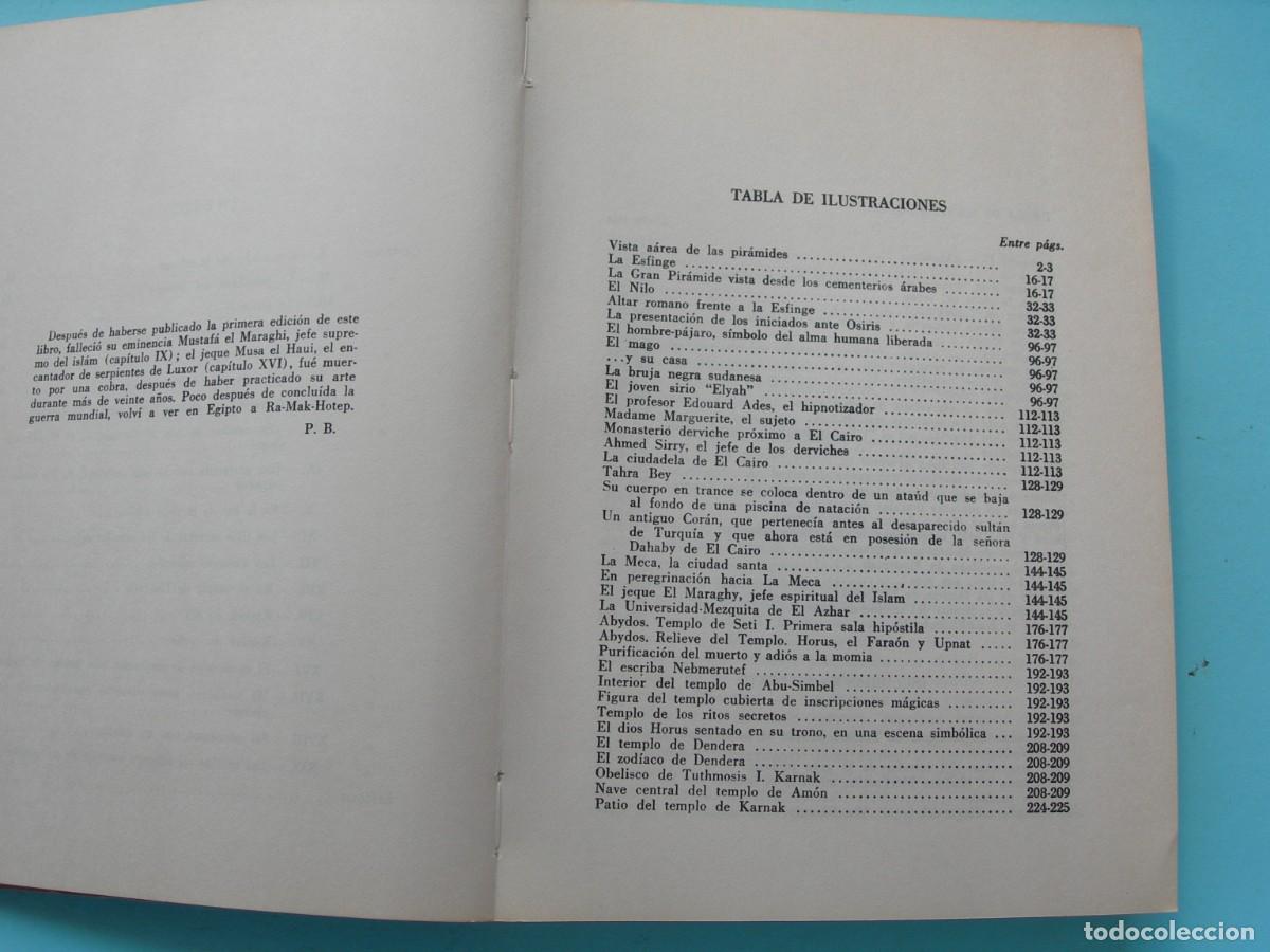 Libros antiguos: EL EGIPTO SECRETO / PAUL BRUNTON / - Foto 6