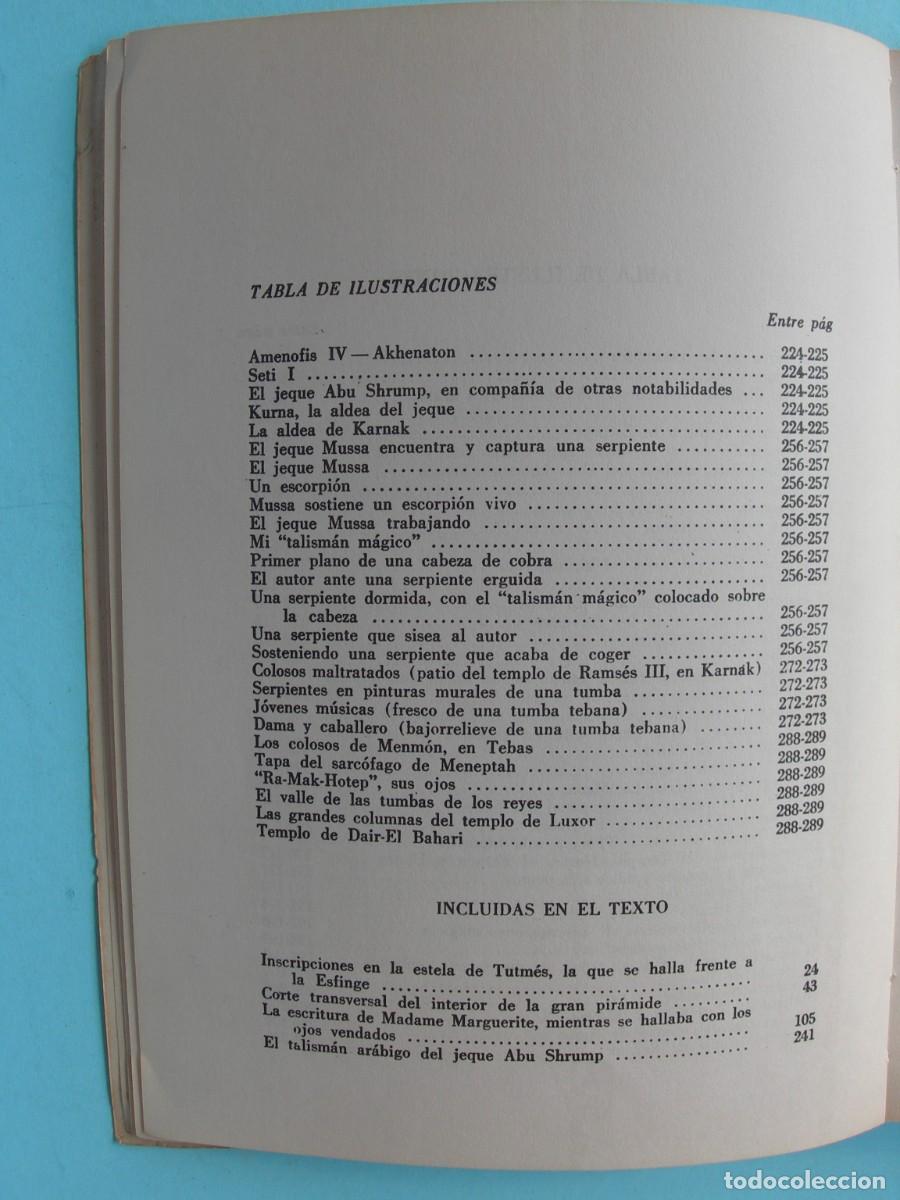Libros antiguos: EL EGIPTO SECRETO / PAUL BRUNTON / - Foto 7