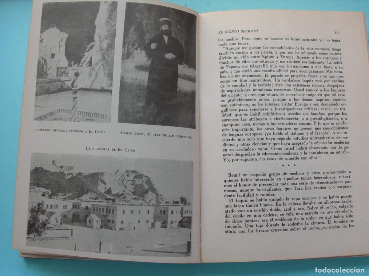 Libros antiguos: EL EGIPTO SECRETO / PAUL BRUNTON / - Foto 9