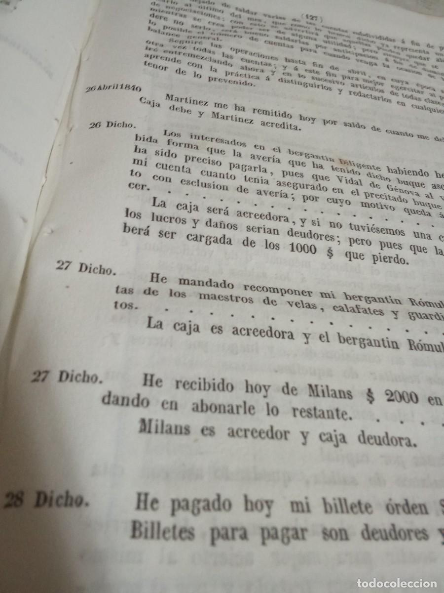 Libros antiguos: Tratado completo de tenedur&iacute;a de libros. - Foto 3