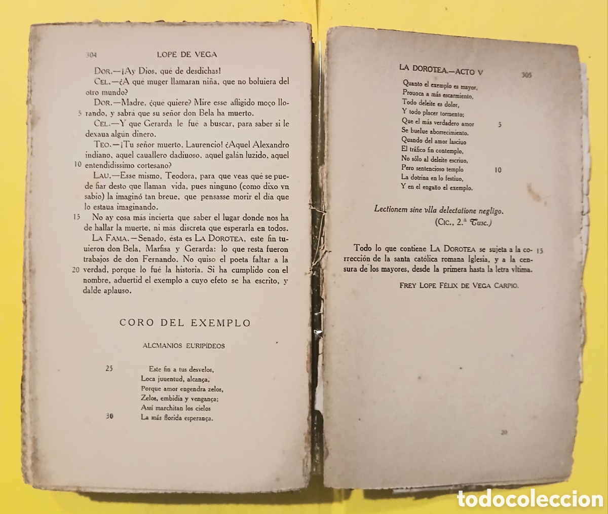Libros antiguos: La Dorotea, L&oacute;pez de Vega - Foto 10
