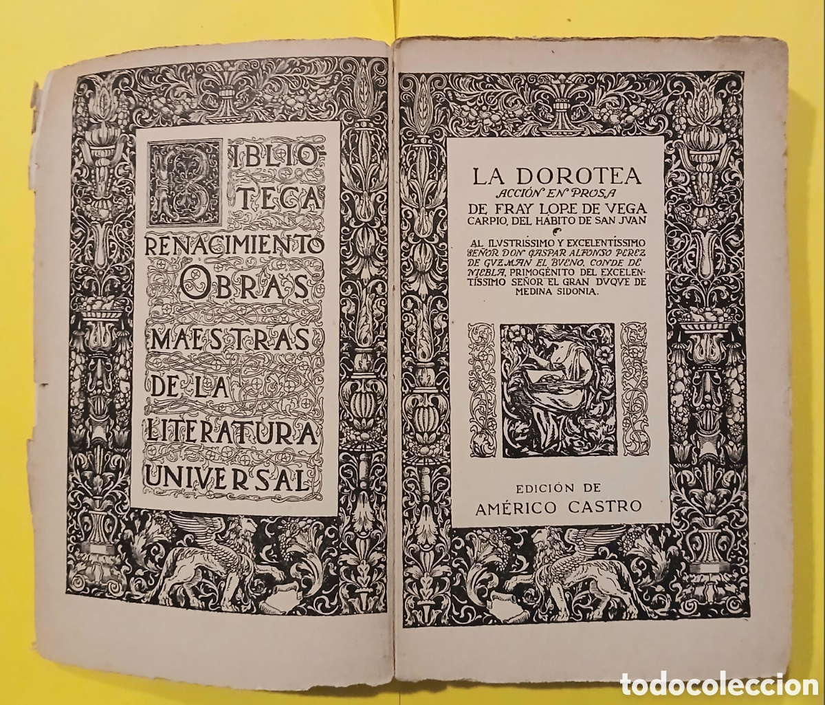 Libros antiguos: La Dorotea, L&oacute;pez de Vega