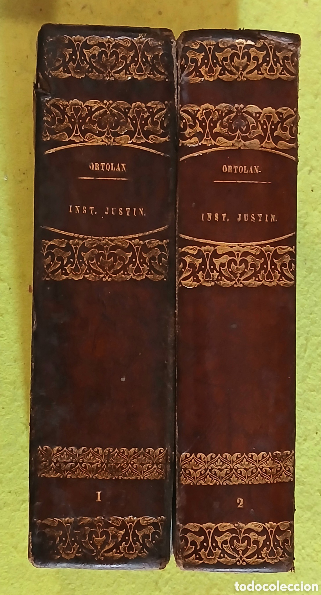 Libros antiguos: ESPLICACION HISTORICA DE LAS INSTITUCIONES DEL EMPERADOR JUSTINIANO