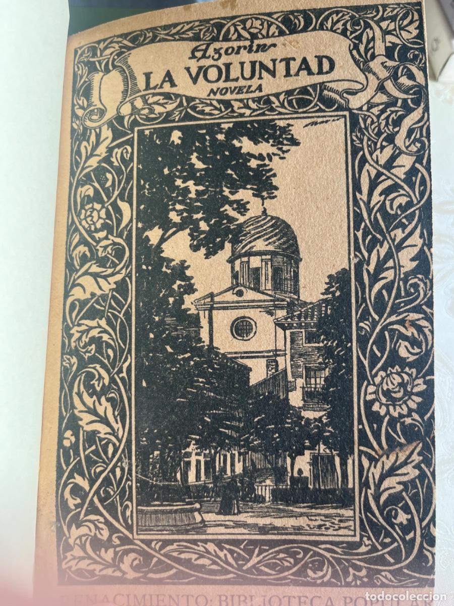 Libros antiguos: Azorin.- La voluntad (Segunda edici&oacute;n) - Foto 1