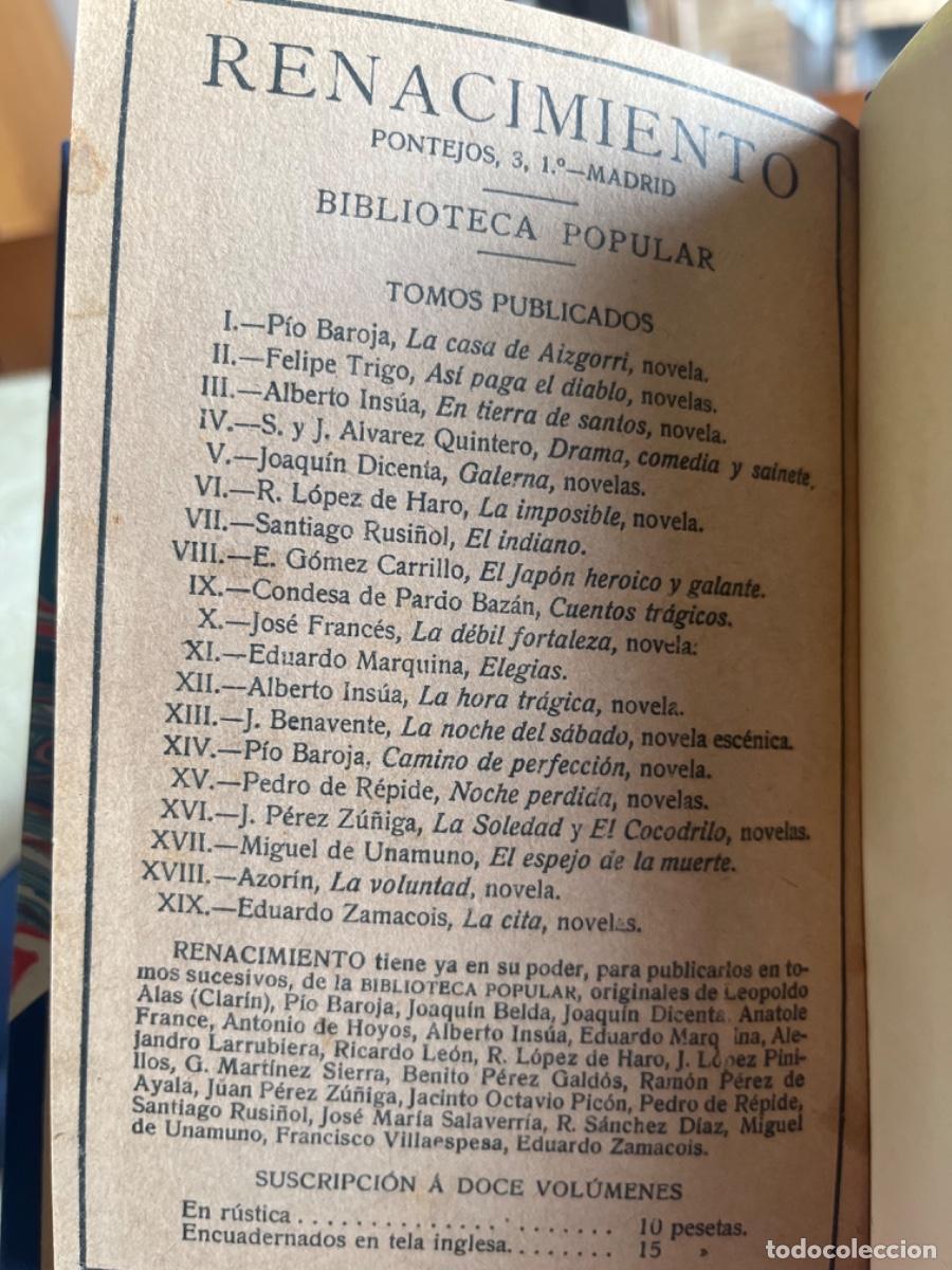 Libros antiguos: Azorin.- La voluntad (Segunda edici&oacute;n) - Foto 4