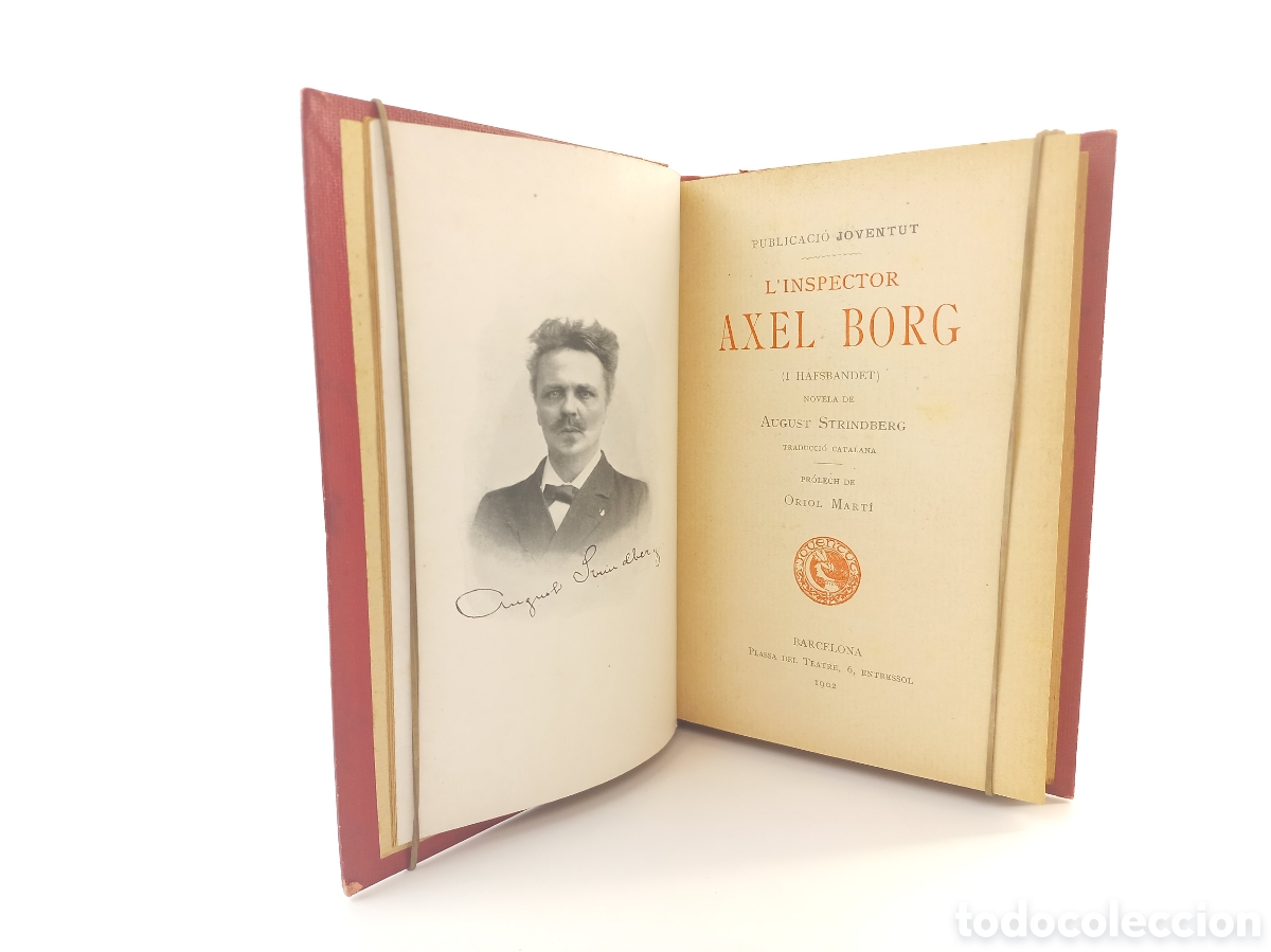 Libros antiguos: Linspector Axel Borg. August Strindberg. Joventut, 1952. - Foto 5