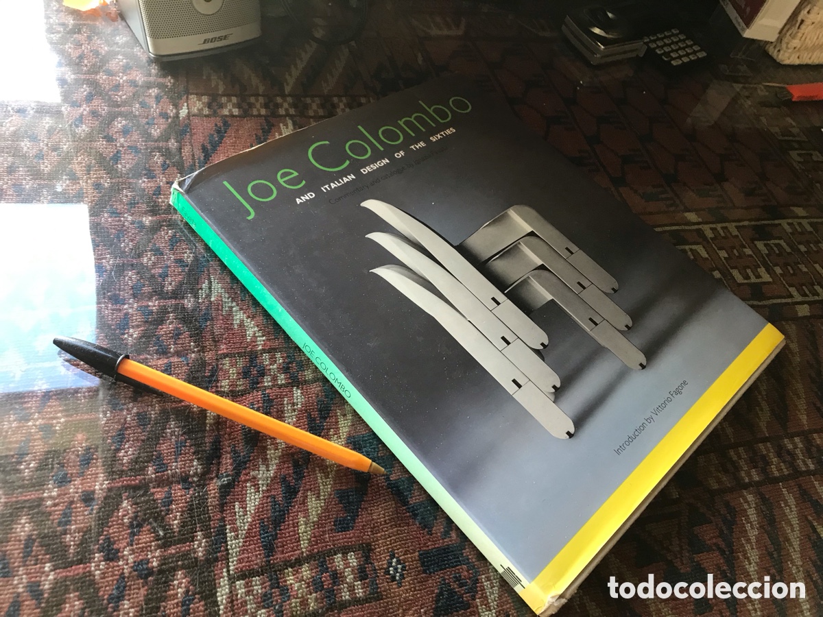Libros antiguos: Joe Colombo and italian design of the sixties. The MIT Press. Cambridge, Massachusetts.