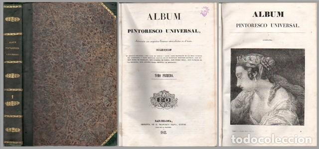 Libri antichi: &Aacute;LBUM PINTORESCO UNIVERSAL TOMO PRIMERO - A-INCOMP-239