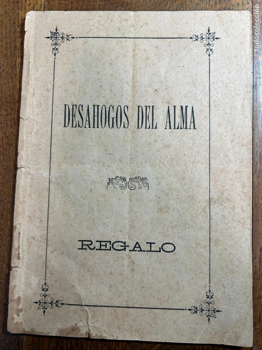 Libros antiguos: Deshagos del Alma. Regalo. An&oacute;nimo. Palma de Mallorca, 1981