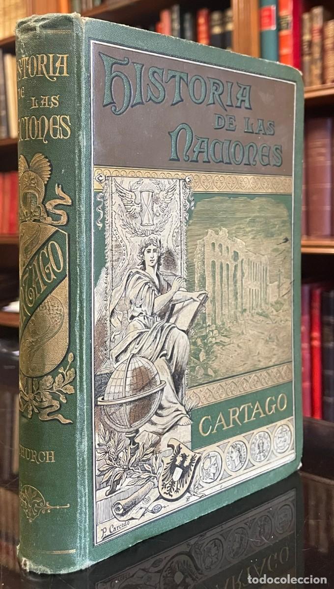 Libros antiguos: Historia de Cartago. Alfredo J. Church