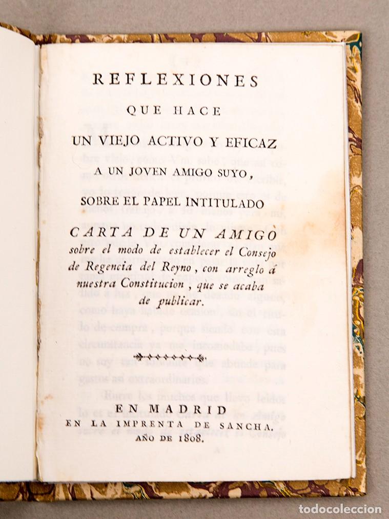 Libros antiguos: Consejo de Regencia del Reyno - 1808 - SANCHA - Guerra de la Independencia