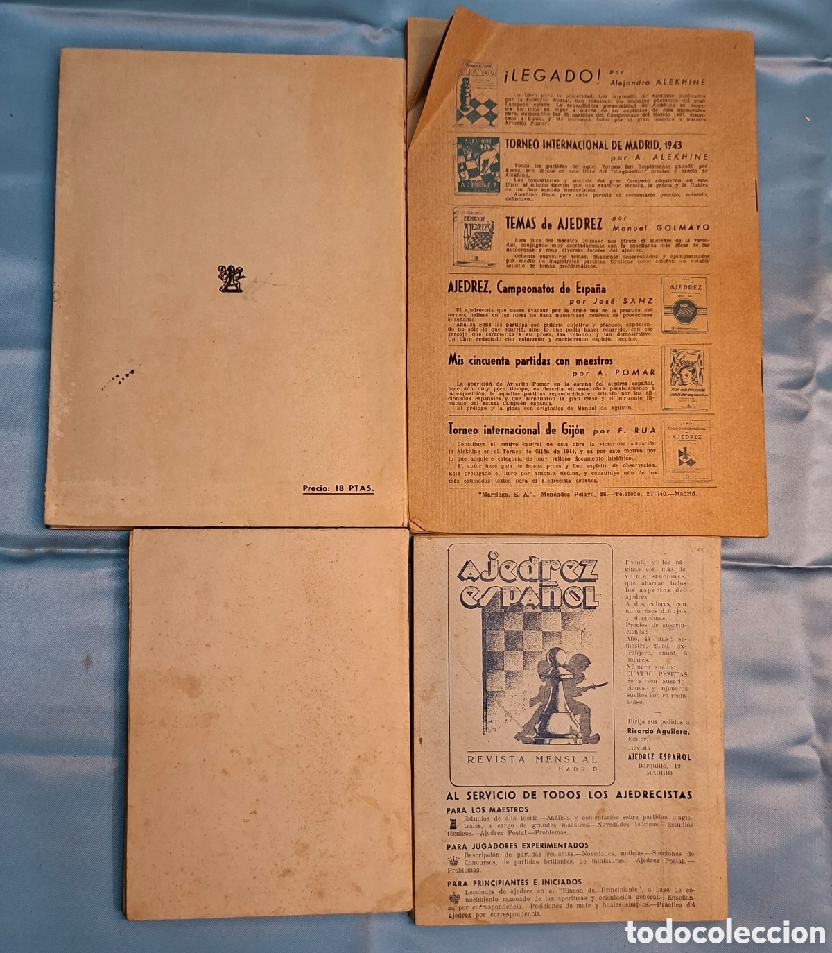 Libros antiguos: Publicaciones sobre ajedrez - Foto 2