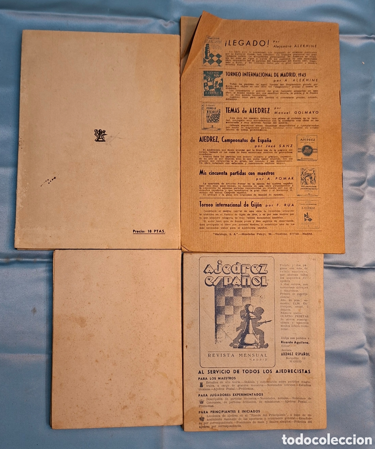 Libros antiguos: Publicaciones sobre ajedrez - Foto 4