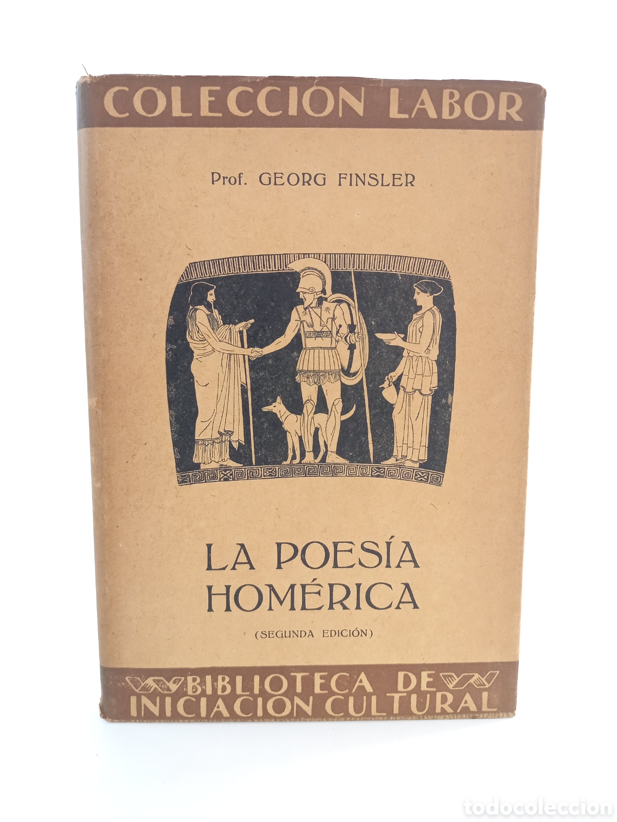 Libros antiguos: La Poes&iacute;a Hom&eacute;rica. Georg Finsler. Labor, 1930. Ilustrado.