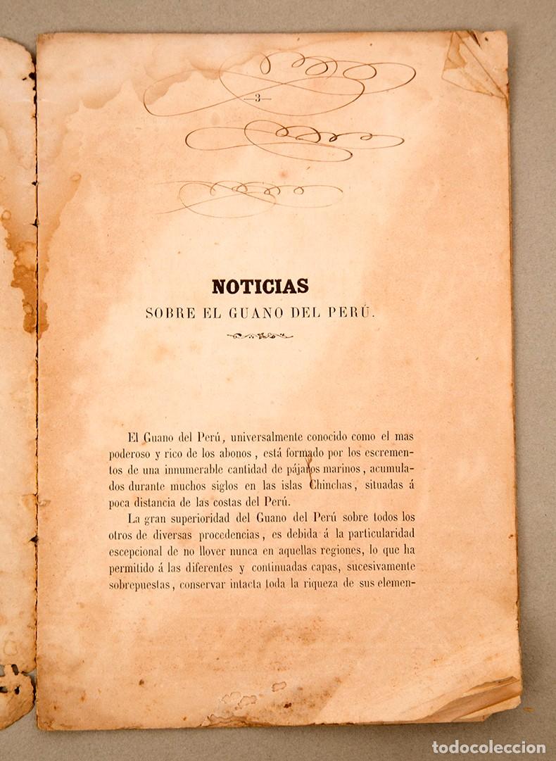 Libros antiguos: EL GUANO DEL PER&Uacute; - 1866 - Foto 3