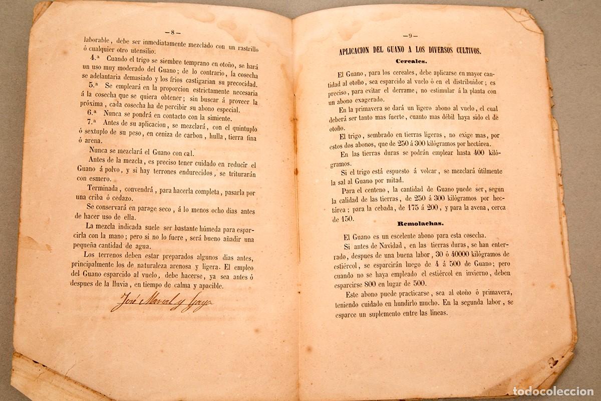 Libros antiguos: EL GUANO DEL PER&Uacute; - 1866 - Foto 5