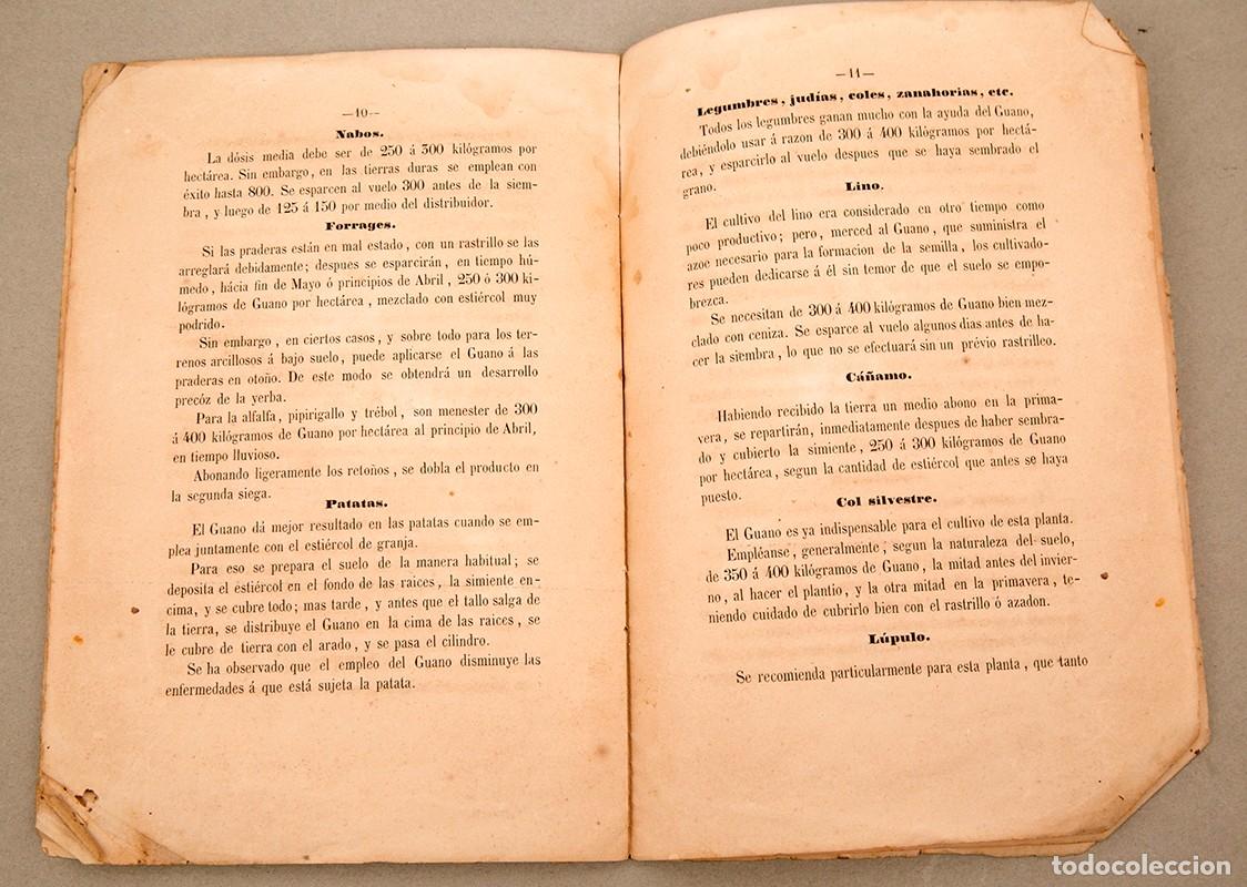 Libros antiguos: EL GUANO DEL PER&Uacute; - 1866 - Foto 6