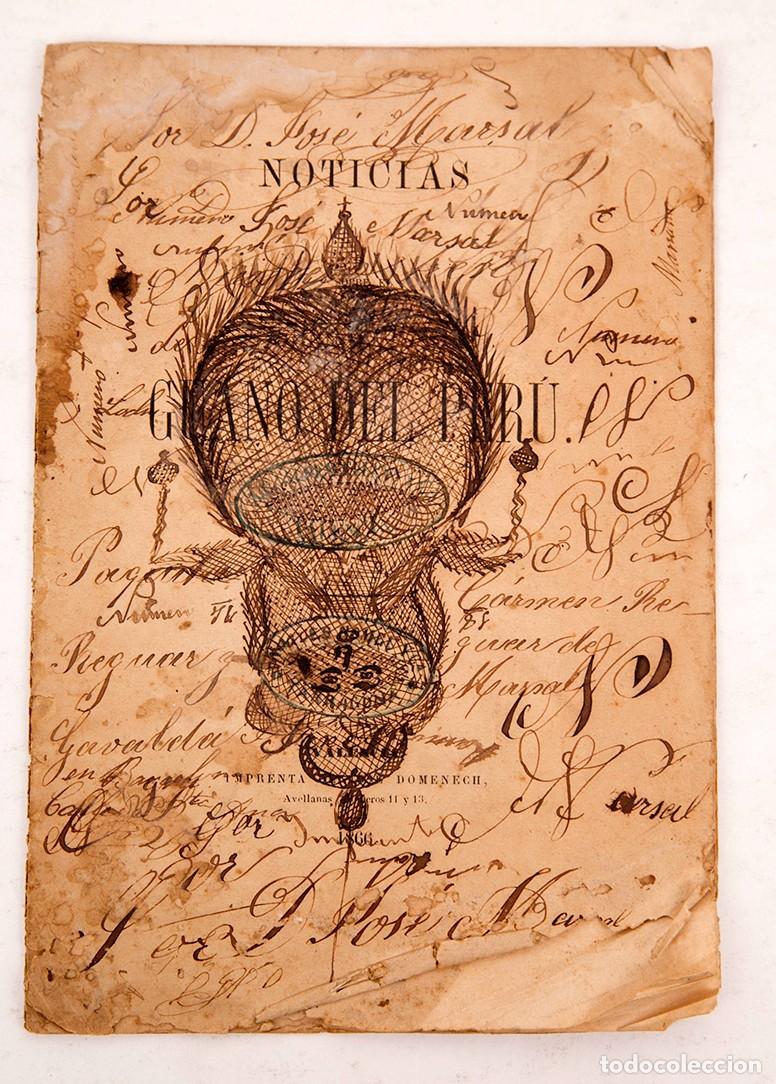 Libros antiguos: EL GUANO DEL PER&Uacute; - 1866