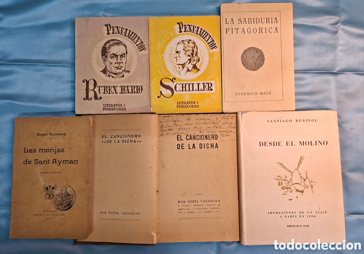 Libros antiguos: Colecci&oacute;n de 6 libros antiguos