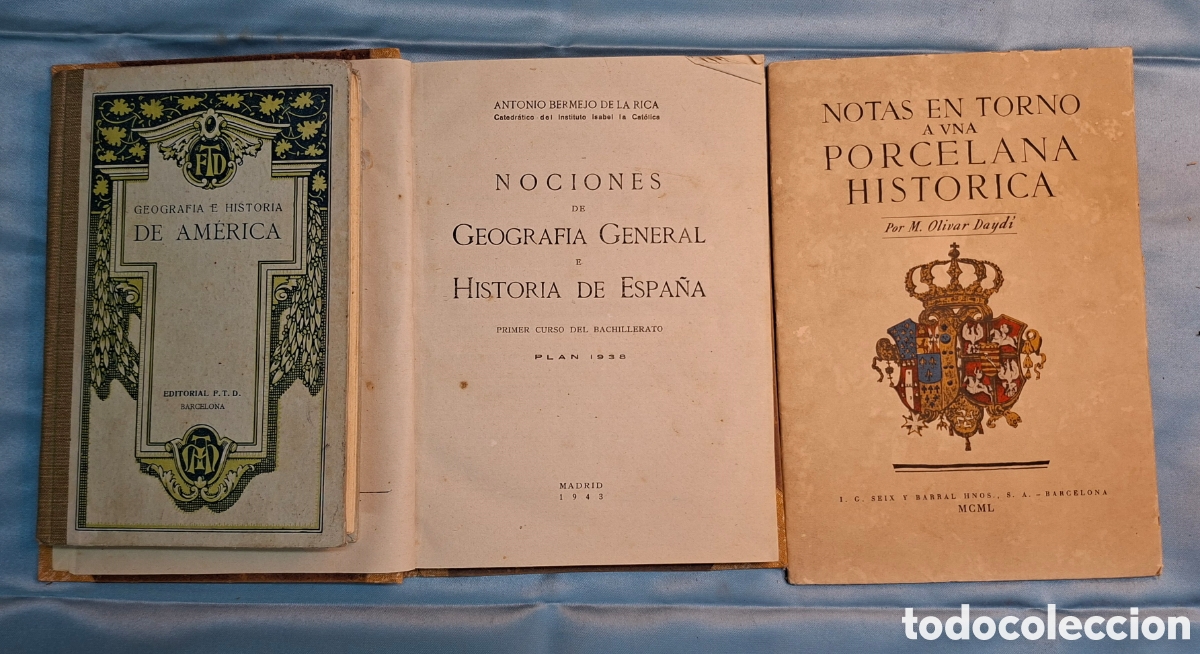 Libros antiguos: Lote 3 Libros Historia y Geograf&iacute;a - Foto 4