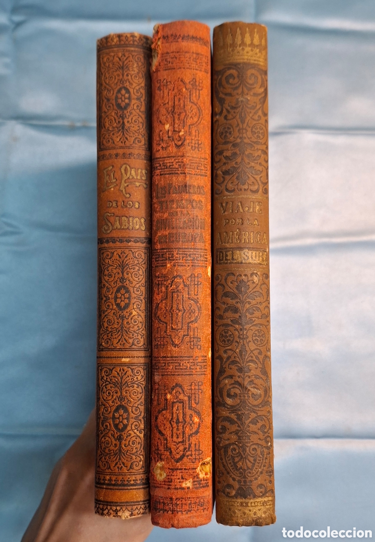 Libros antiguos: Colecci&oacute;n de tres libros antiguos - Foto 6