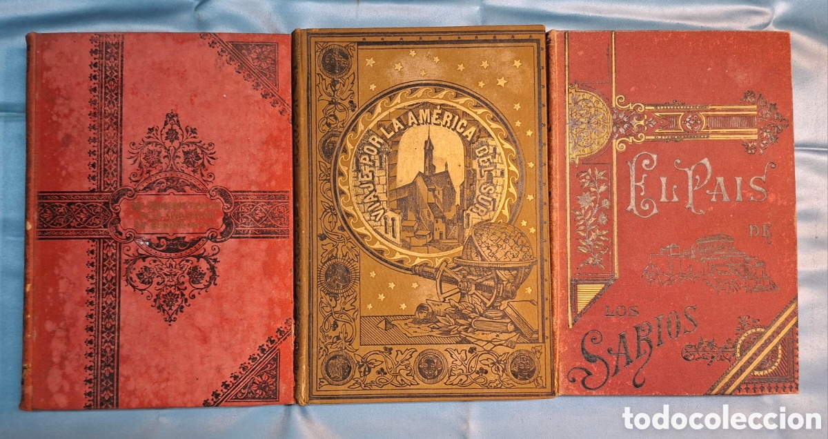 Libros antiguos: Colecci&oacute;n de tres libros antiguos