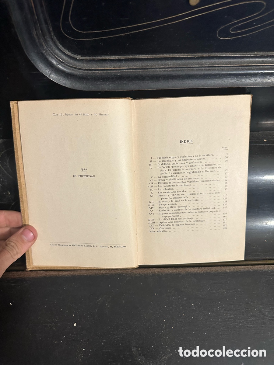 Libros antiguos: GRAFOLOGIA, MATILDE RAS, COLECCION LABOR, - Foto 4