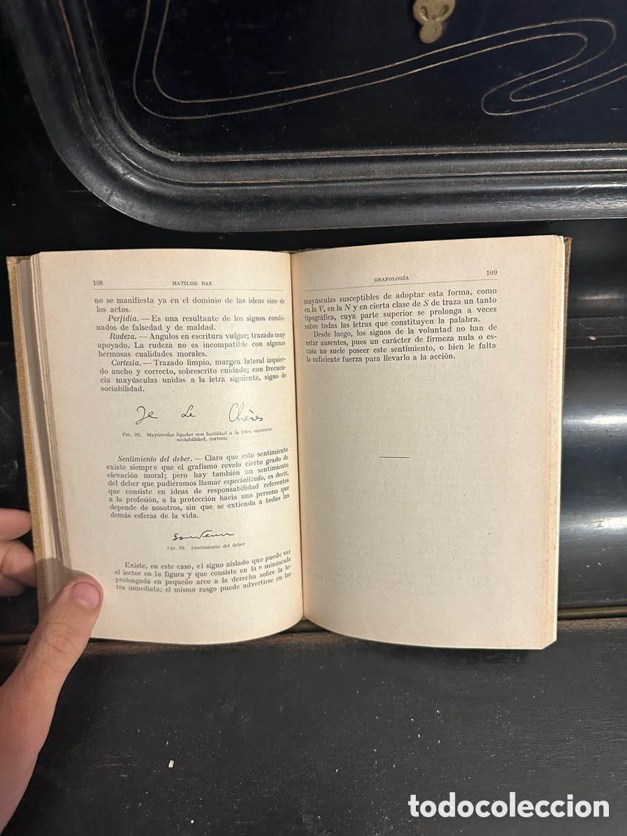 Libros antiguos: GRAFOLOGIA, MATILDE RAS, COLECCION LABOR, - Foto 8