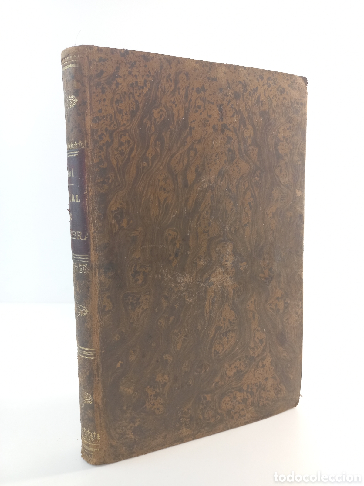 Libros antiguos: Manual de &Aacute;lgebra para uso de las escuelas y colegios. Jos&eacute; Oriol. Juan Roger, 1858.