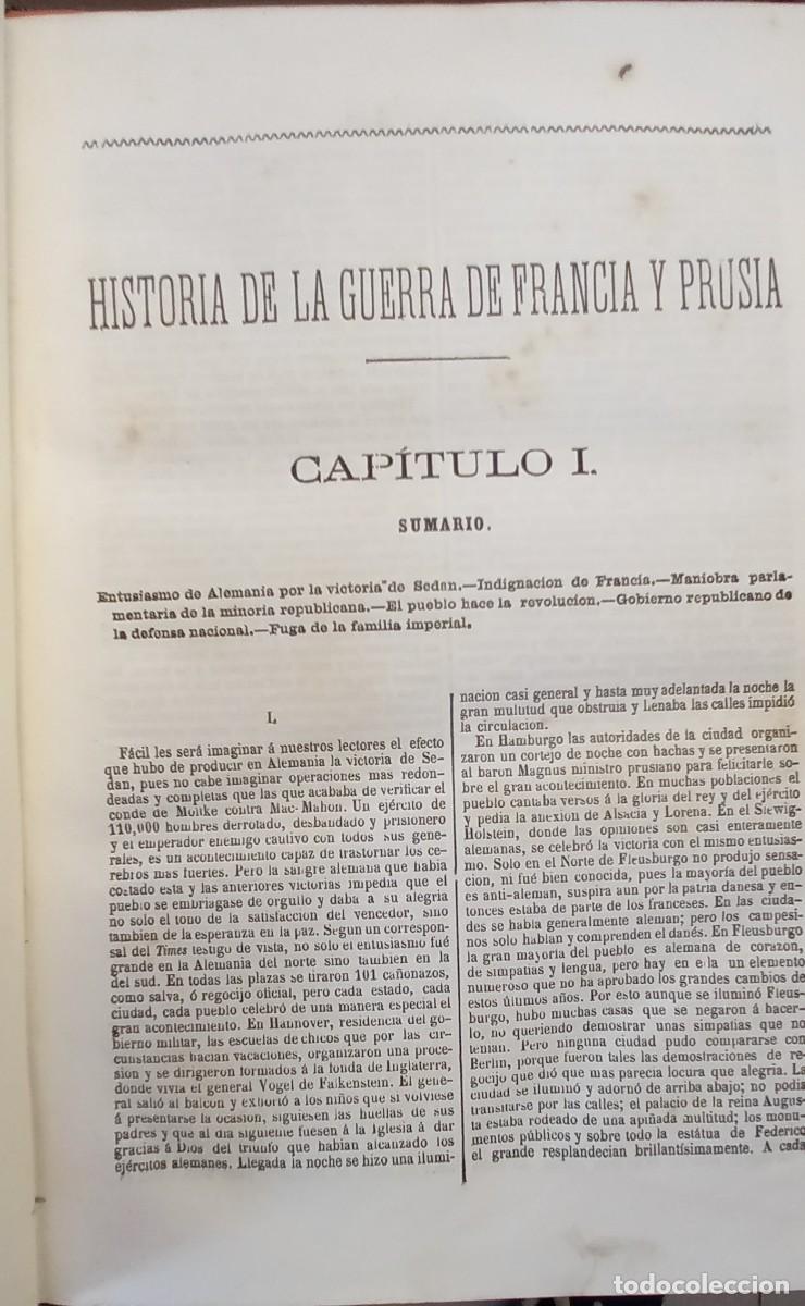 Libros antiguos: LIBRO LA GUERRA DE FRANCIA Y PRUSIA - Foto 5