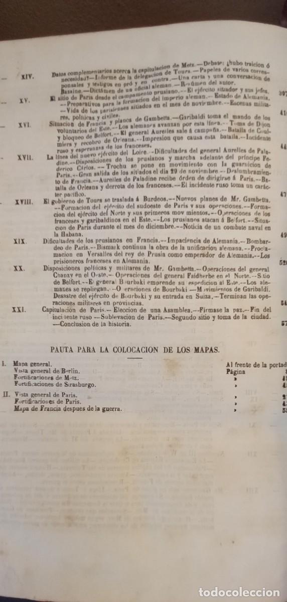 Libros antiguos: LIBRO LA GUERRA DE FRANCIA Y PRUSIA - Foto 9
