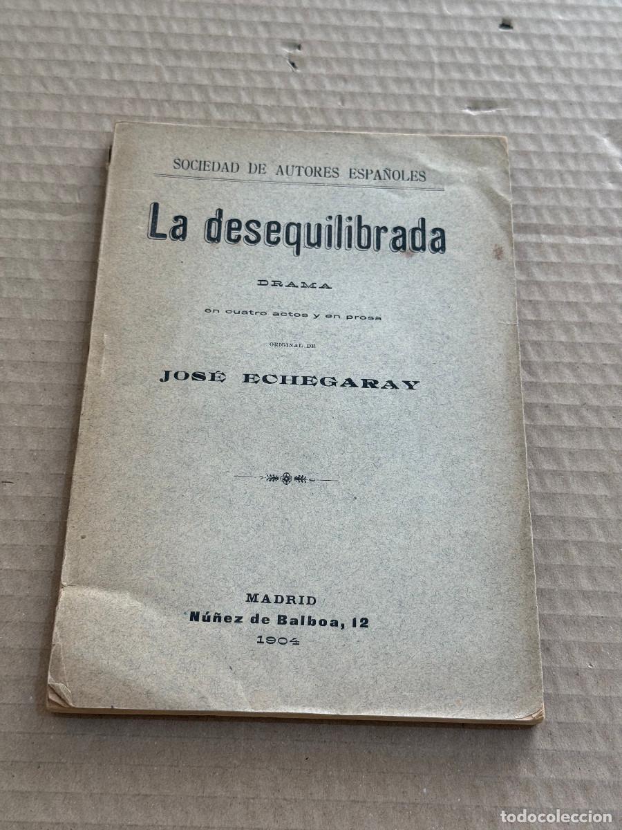 Libros antiguos: JOSE ECHEGARAY / 1&ordf; EDICION
