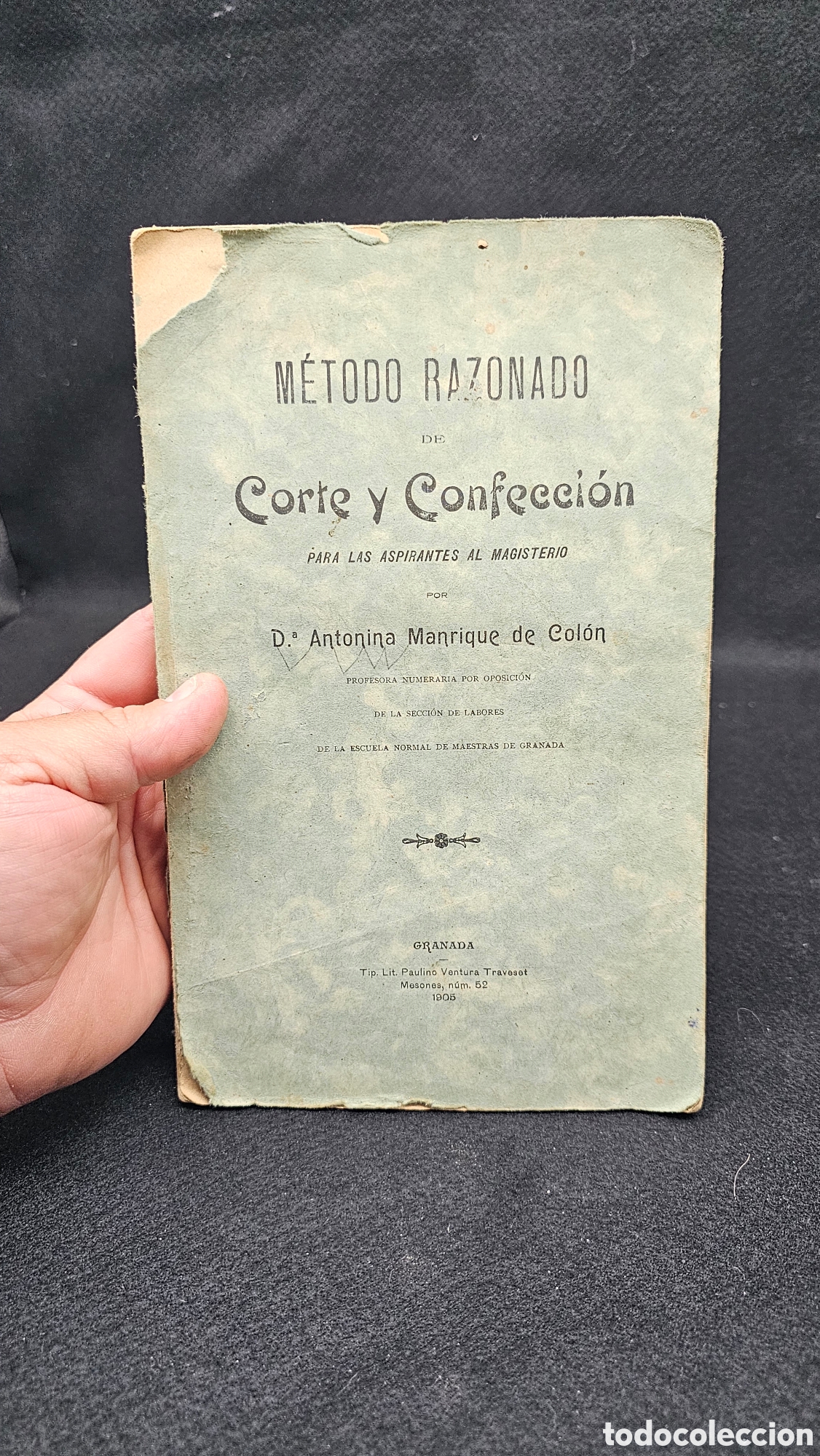 Libros antiguos: Corte y confecci&oacute;n 1905