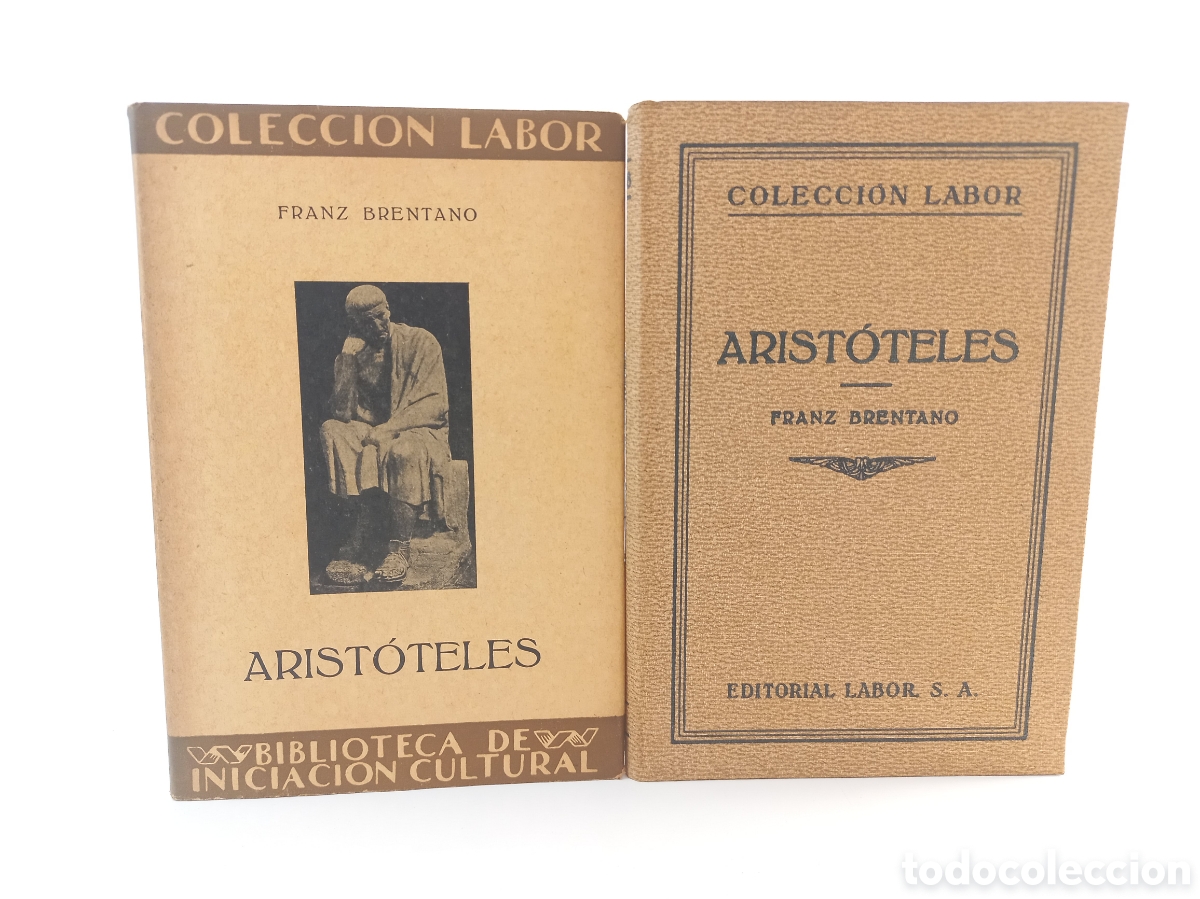 Libros antiguos: Arist&oacute;teles. Bretano. Labor, primera edici&oacute;n, 1930. - Foto 1