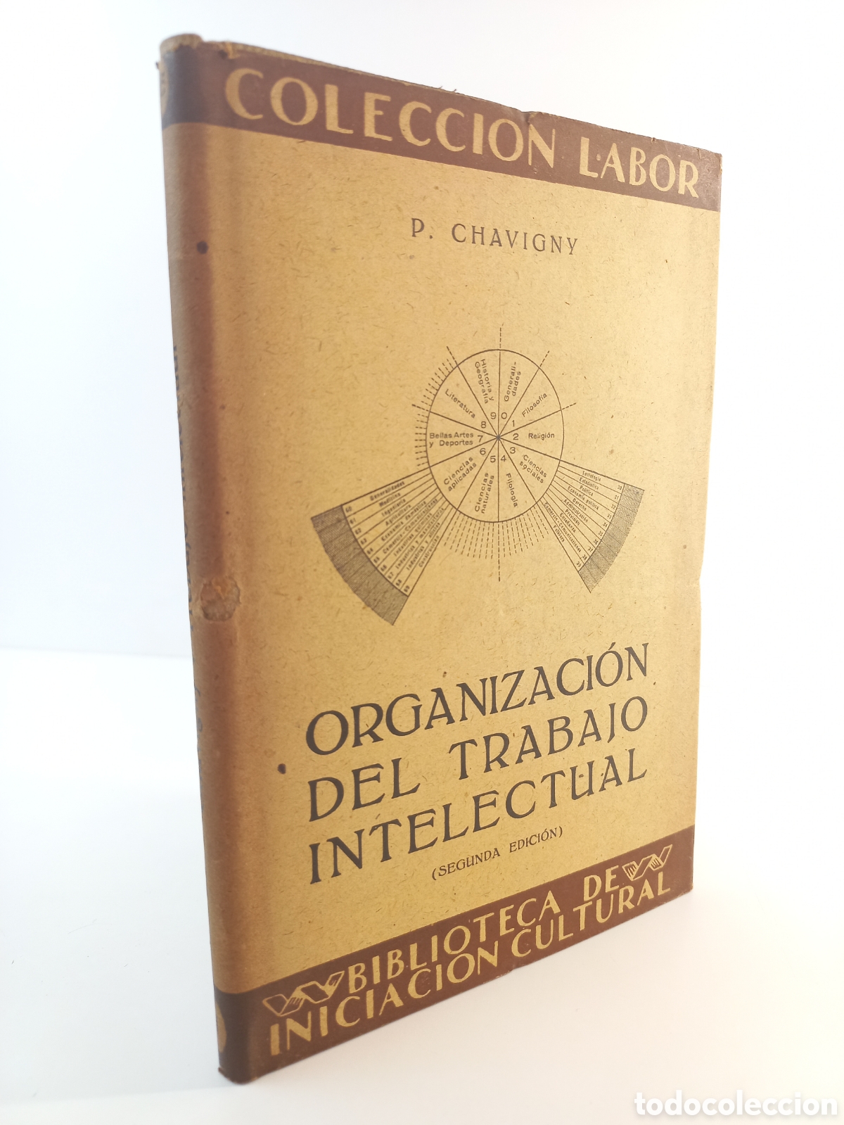 Libros antiguos: Organizaci&oacute;n del trabajo intelectual. Chavigny. Labor, colecci&oacute;n Labor, 1936.