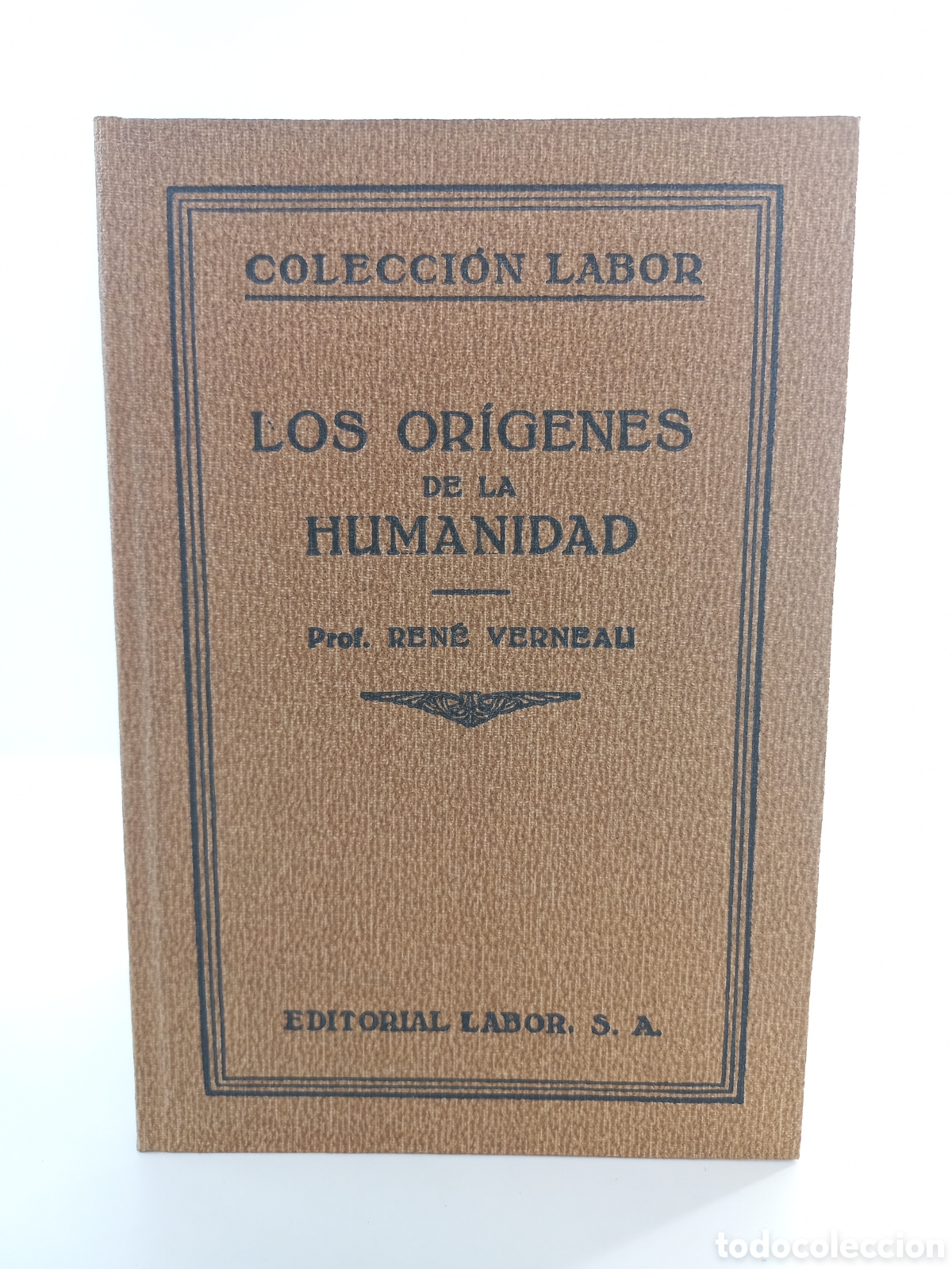 Libros antiguos: Los or&iacute;genes de la humanidad. Rene Verneau. Labor, primera edici&oacute;n, 1931. Ilustrado.