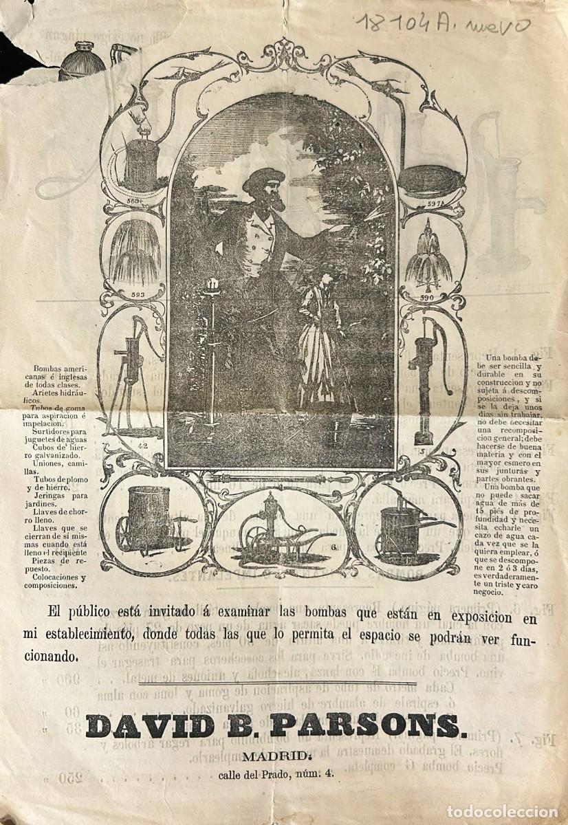 Libros antiguos: DAVID B. Parsons, m&aacute;quinas agr&iacute;colas, americanas e inglesas.
