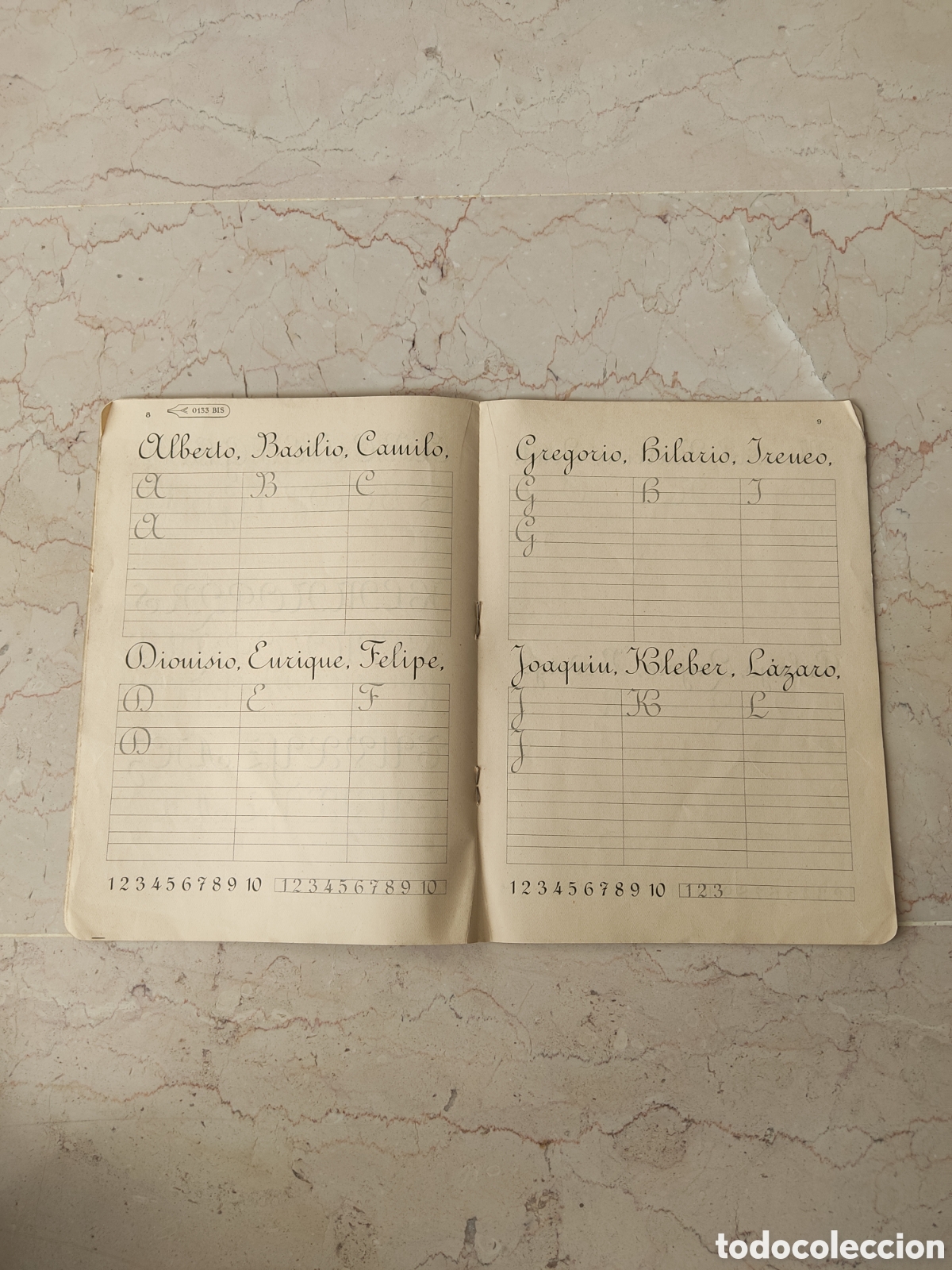 Libros antiguos: EJERCICIOS DE CALIGRAFIA EDELVIVES N&deg; 7 - Foto 3