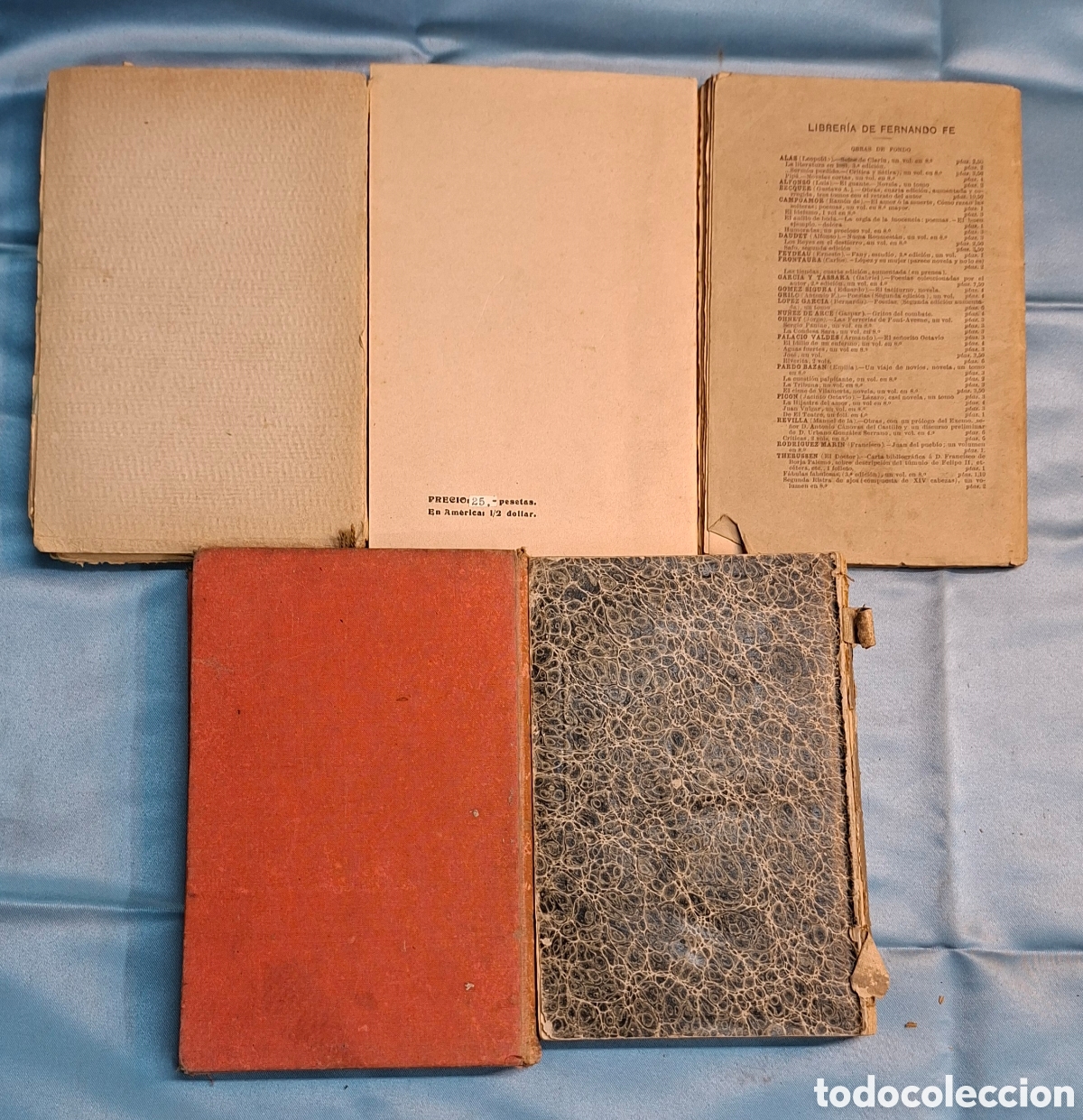 Libros antiguos: Conjunto de 5 libros antiguos - Foto 3