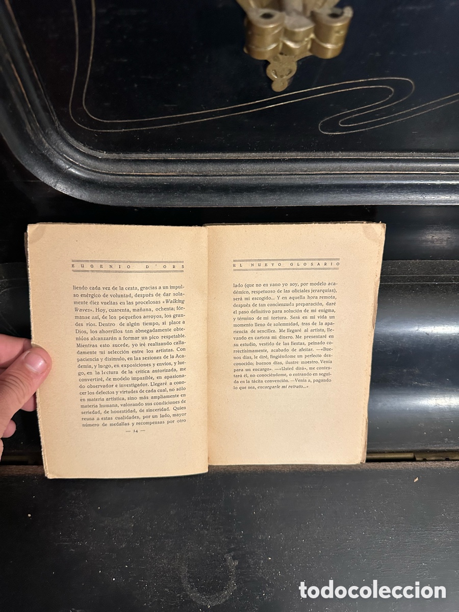 Libros antiguos: ejemplar de Hambre y sed de verdad de Eugenio dOrs - Foto 6