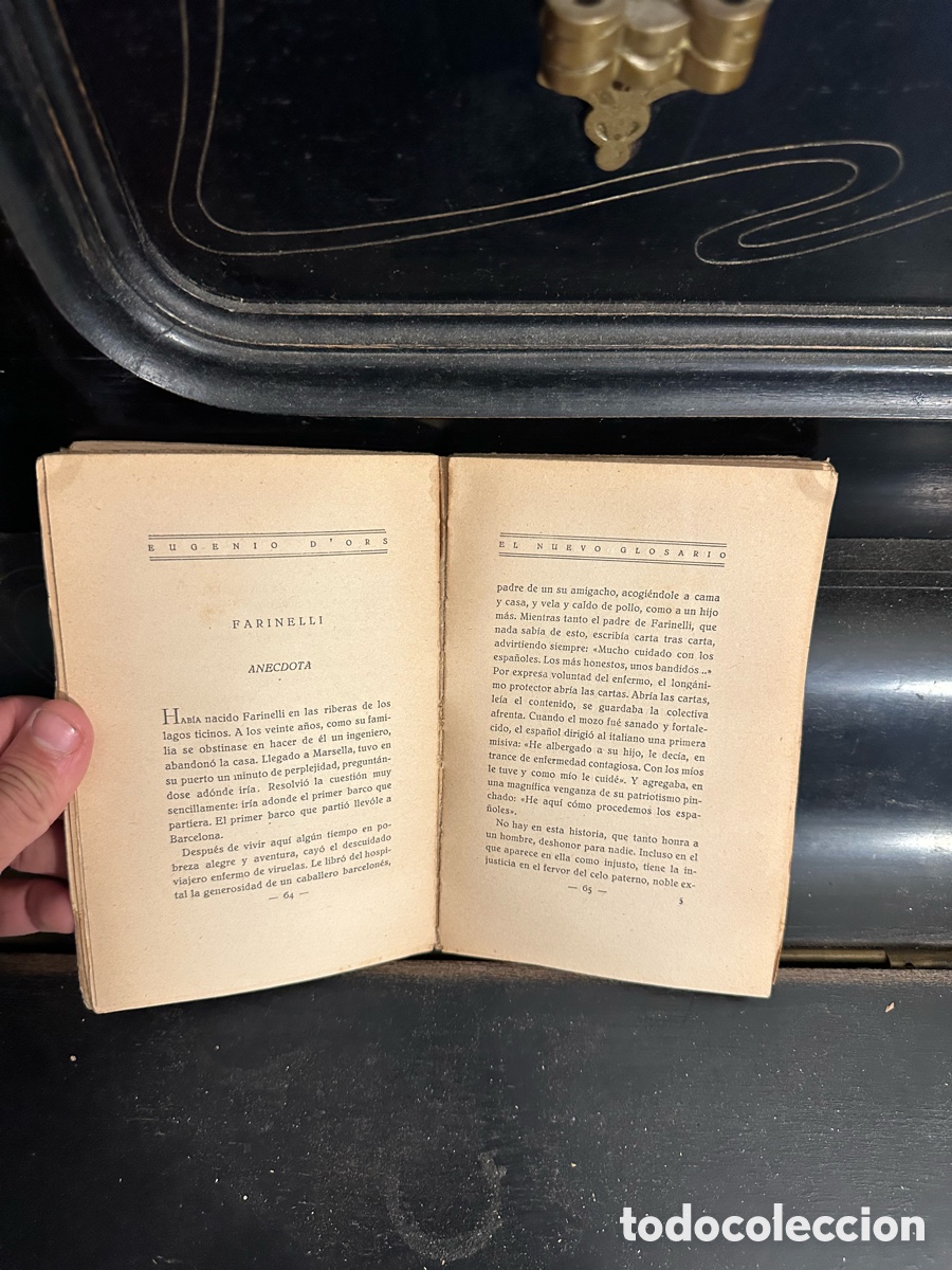 Libros antiguos: ejemplar de Hambre y sed de verdad de Eugenio dOrs - Foto 7
