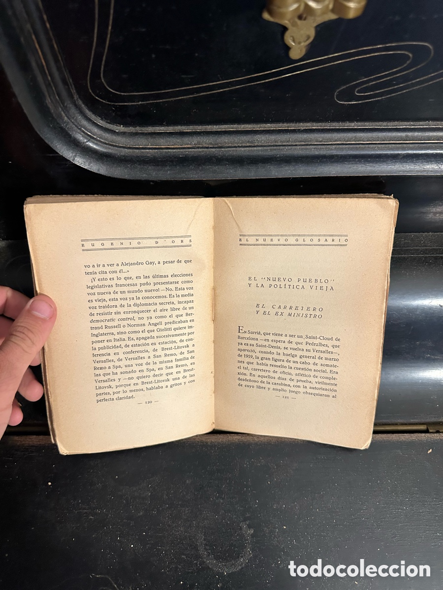 Libros antiguos: ejemplar de Hambre y sed de verdad de Eugenio dOrs - Foto 9